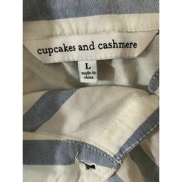 Cupcakes & Cashmere Striped crop tank top - Picture 5 of 6